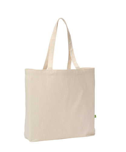 Nutshell RL066 Organic Canvas Flat Base Landscape Shopper