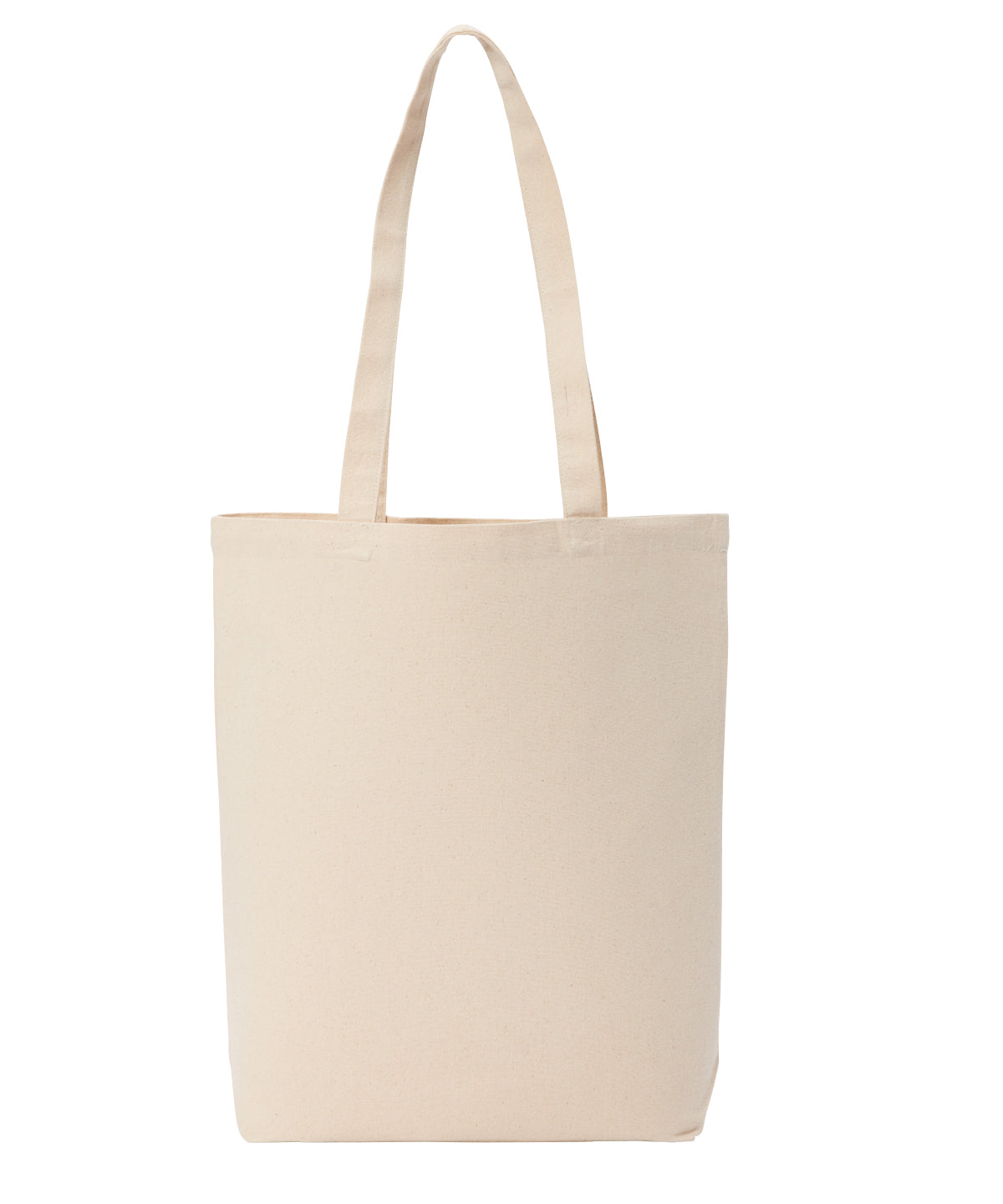 Nutshell RL660 Recycled premium canvas 'flat base' shopper 100% Recycled cotton - COOZO