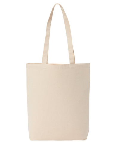 Nutshell RL660 Recycled premium canvas 'flat base' shopper 100% Recycled cotton - COOZO