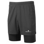 Ron Hill RONHMC5T 24 MENS CORE 5 TWIN SHORT BLACK- LARGE - COOZO