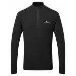 Ron Hill RONHMCTFZ 24 MENS CORE THERMAL 1/2 ZIP TEE BLACK- LARGE - COOZO