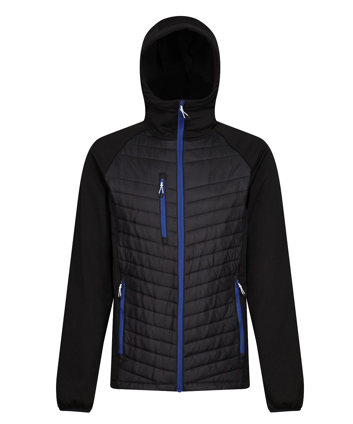 Regatta TRA549 Navigate Hybrid Hooded Showerproof and windproof Jacket - COOZO