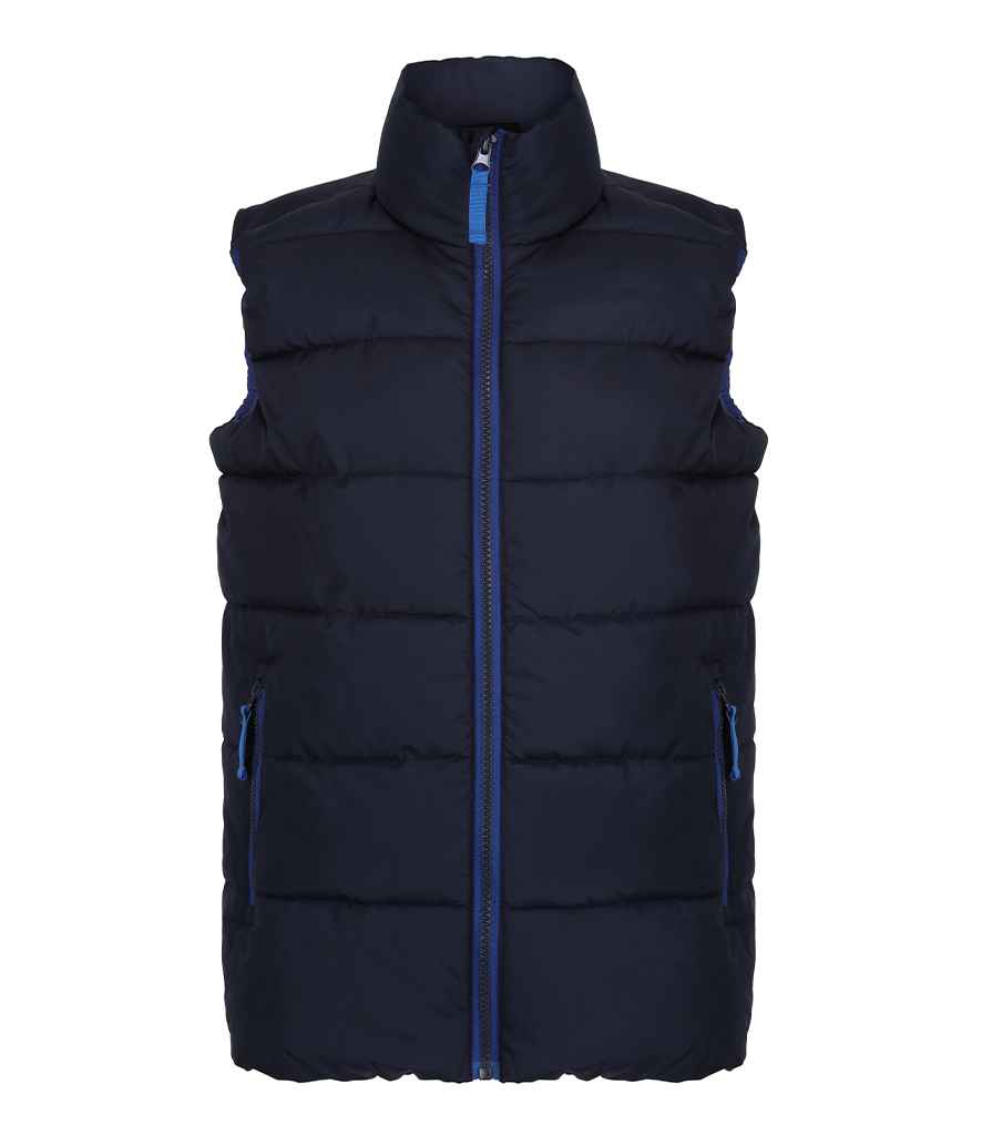 Regatta TRA884 Kids Scholar Thermal Showerproof Bodywarmer 100% polyester ripstop - COOZO