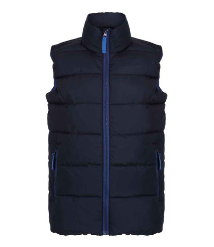 Regatta TRA884 Kids Scholar Thermal Showerproof Bodywarmer 100% polyester ripstop - COOZO
