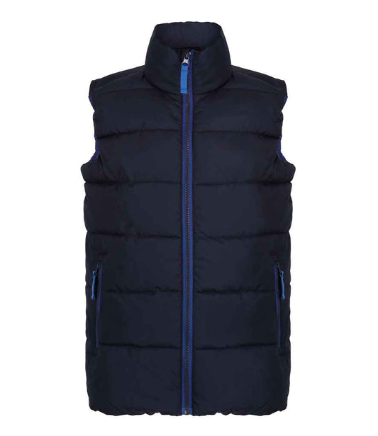 Regatta TRA884 Kids Scholar Thermal Showerproof Bodywarmer 100% polyester ripstop - COOZO