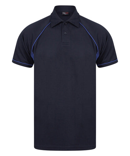 Finden and Hales LV370 Performance Piped Polo Shirt Main color - COOZO