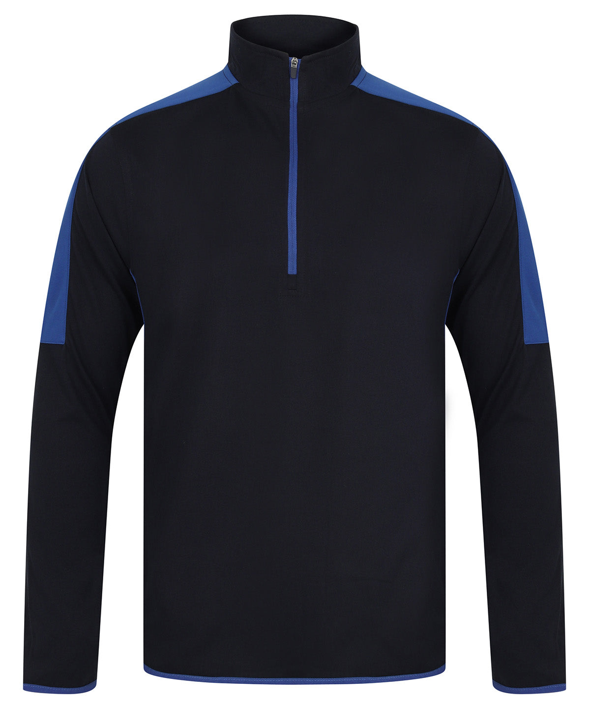Finden and Hales LV571 Contrast Zip Neck Midlayer Top - COOZO