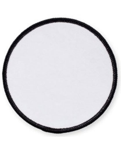 Ready Range RR01 Circular Badge with overlocked edge Great for print or embroidery(25 PACK) - COOZO