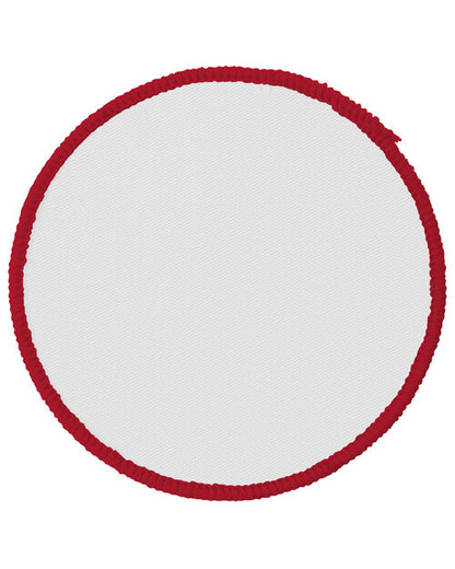 Ready Range RR01 Circular Badge with overlocked edge Great for print or embroidery(25 PACK) - COOZO