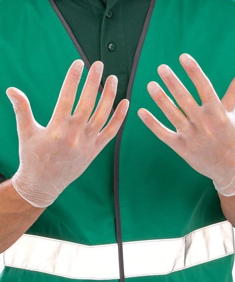 COOZO-PROTECTIVE CLEAR VINYL GLOVES 100PK