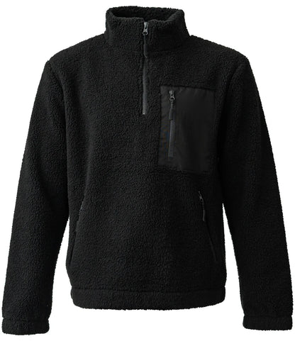 Ravine RV301 Unisex 1/4 Zip Borg Fleece - COOZO