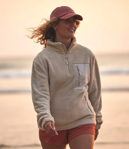 COOZO-Ravine Unisex 1/4 Zip Borg Fleece