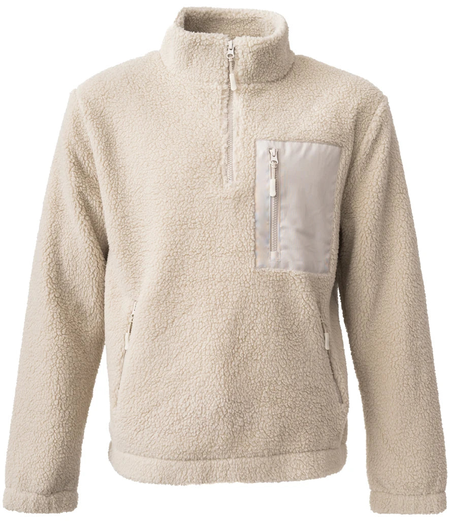 Ravine RV301 Unisex 1/4 Zip Borg Fleece - COOZO