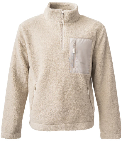 Ravine RV301 Unisex 1/4 Zip Borg Fleece - COOZO