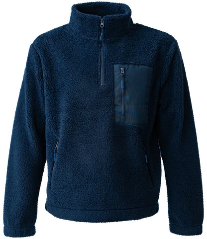 Ravine RV301 Unisex 1/4 Zip Borg Fleece - COOZO
