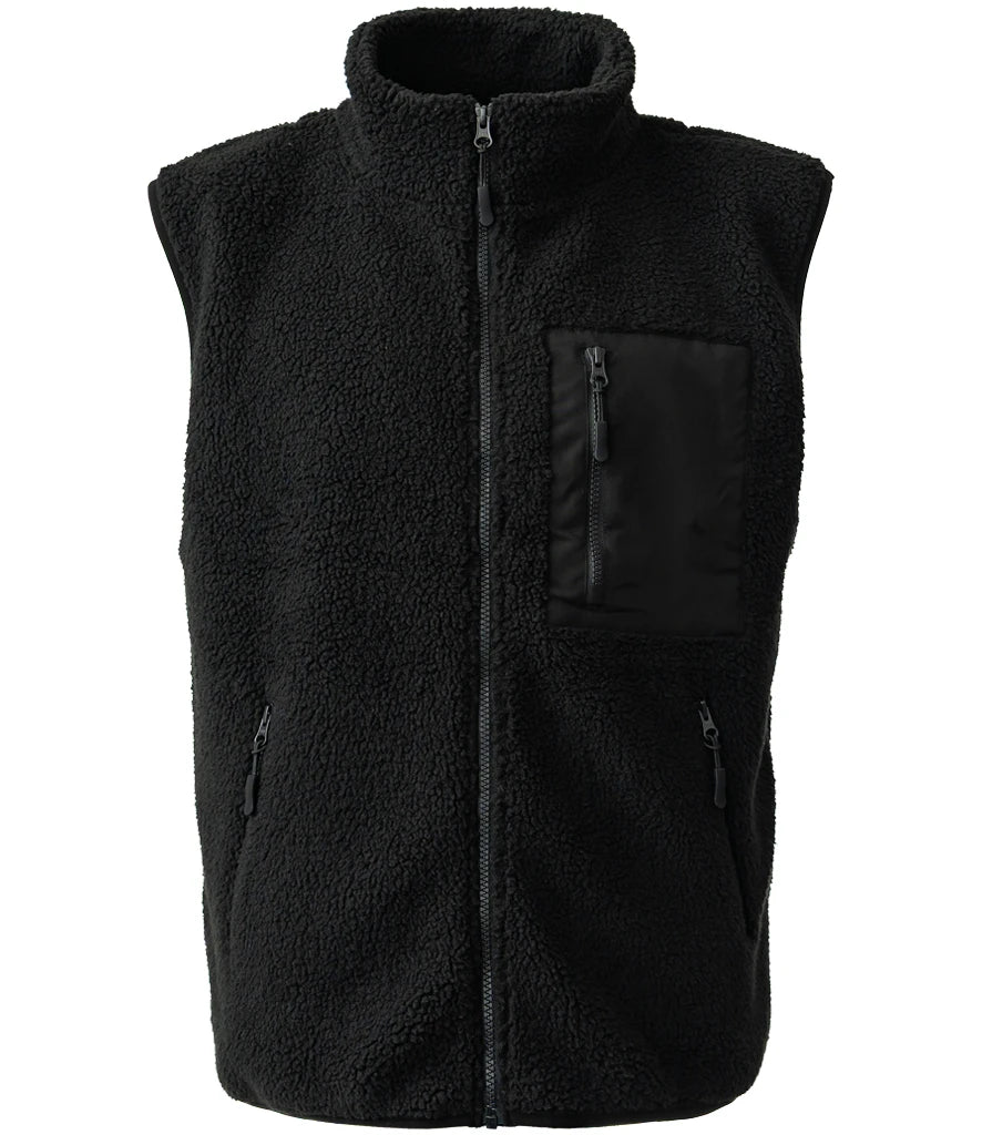 Ravine RV302 Unisex Borg Fleece Gilet - COOZO