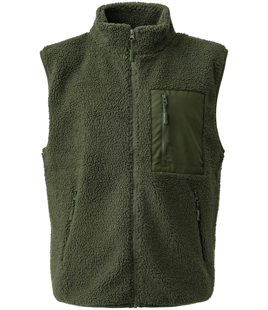 Ravine RV302 Unisex Borg Fleece Gilet - COOZO