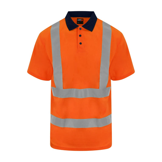 PRO RTX HIGH VISIBILITY RX710 polo contrast collar breathable - COOZO