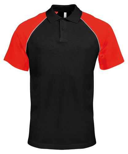 Kariban Baseball Cotton Polo Shirt KB226 - COOZO