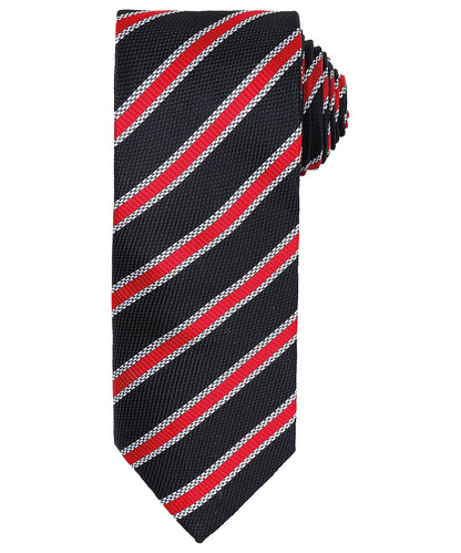 Premier PR783 Waffle Stripe Tie - COOZO