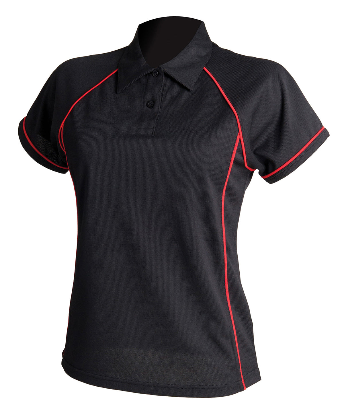 Finden and Hales LV371 Ladies Performance Piped Polo Shirt - COOZO