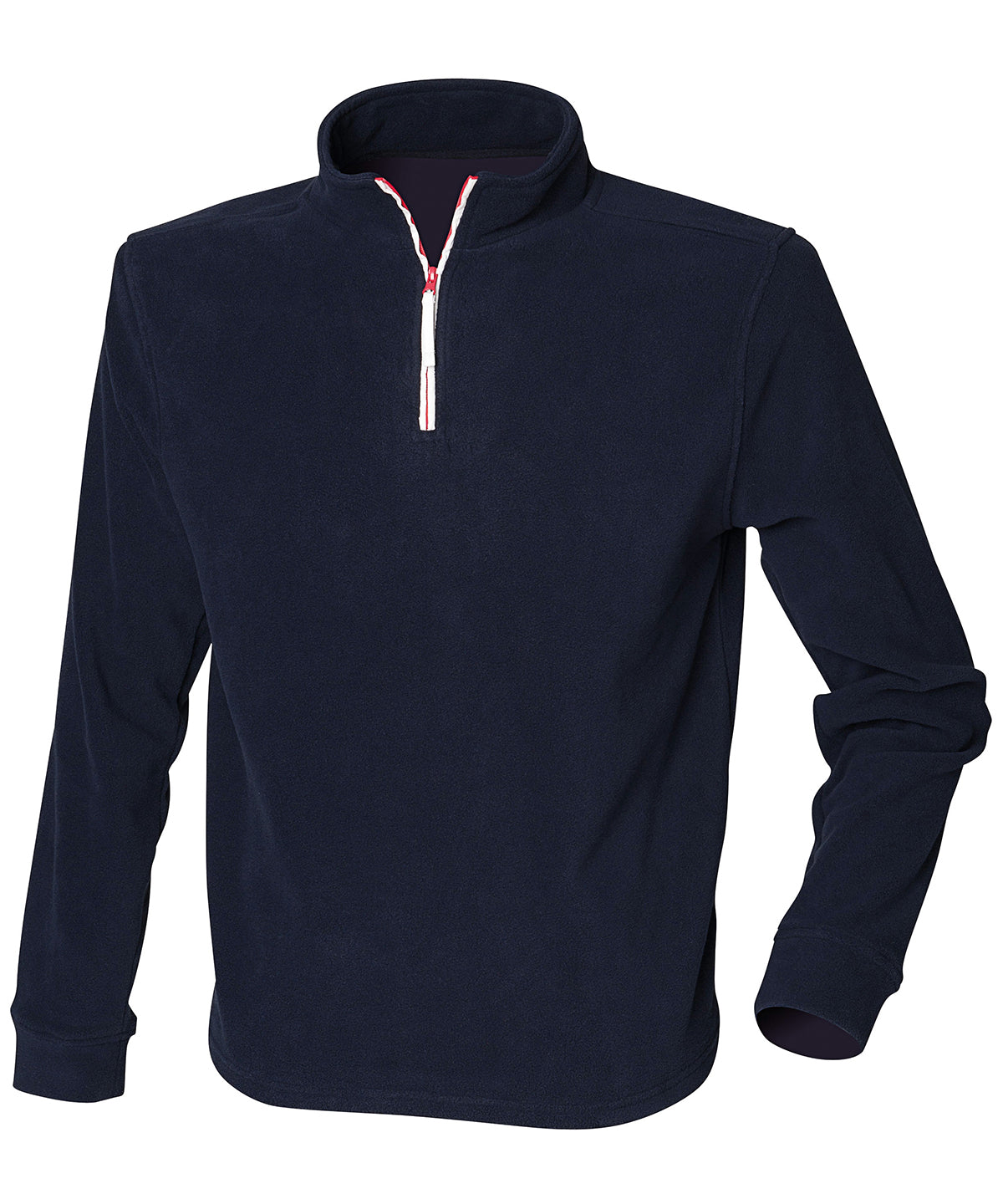 Finden and Hales LV570 Zip Neck Piped Micro Fleece - COOZO