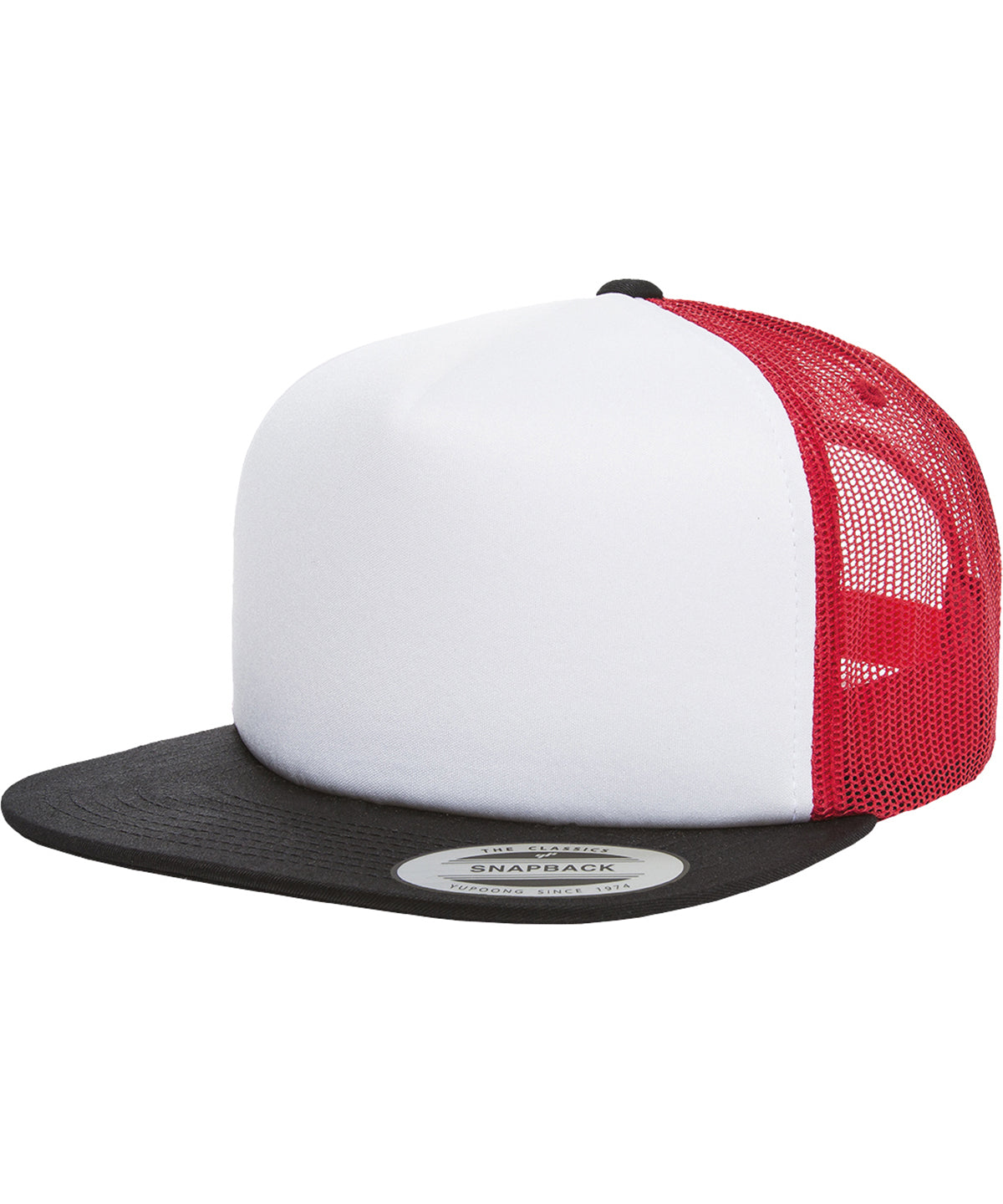 Flexfit YP076 Foam trucker with white front - COOZO
