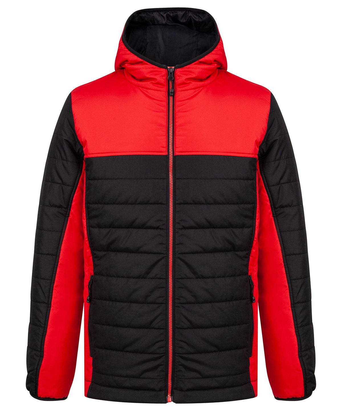Finden & Hales LV660 HOODED CONTRAST PADDED JACKET - COOZO