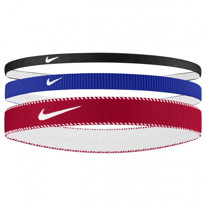 Nike NKNIKE24 FLEX CLASSIC MIXED WIDTH HAIRBAND 3PK - COOZO