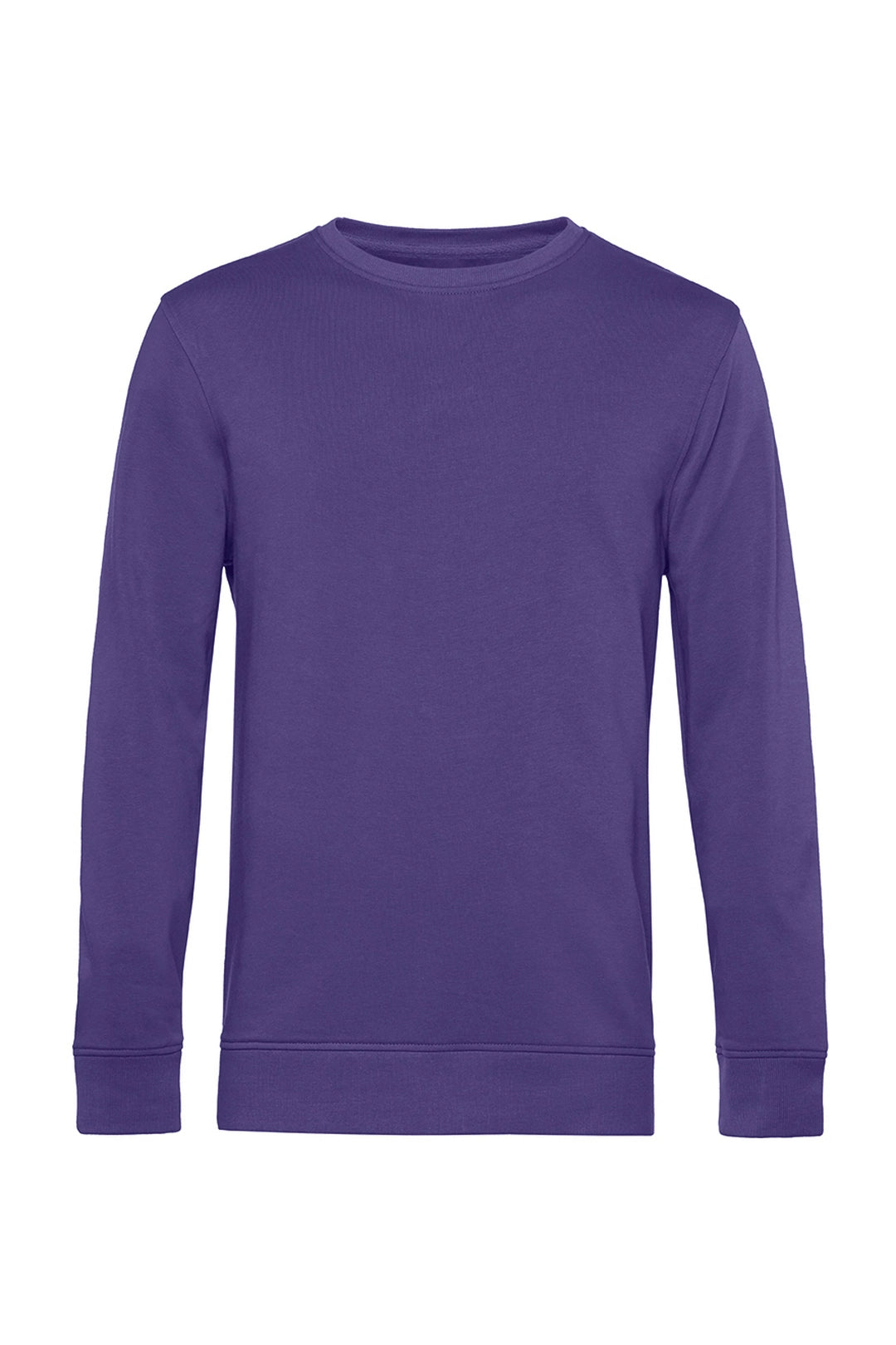 B&C WU31B Men's Organic Crew Neck Sweat Shirt Outlet