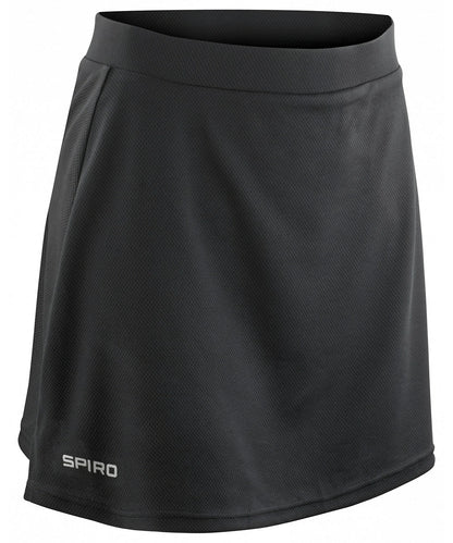 Spiro S261F Ladies' breathable and lightweight Skort/sport pant dual purpose base layer - COOZO