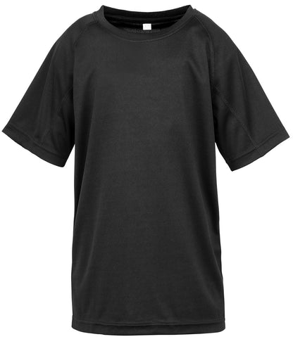Spiro S287J Breathable quick drying Junior Performance Aircool Tee 100% textured polyester Comfort fit - COOZO