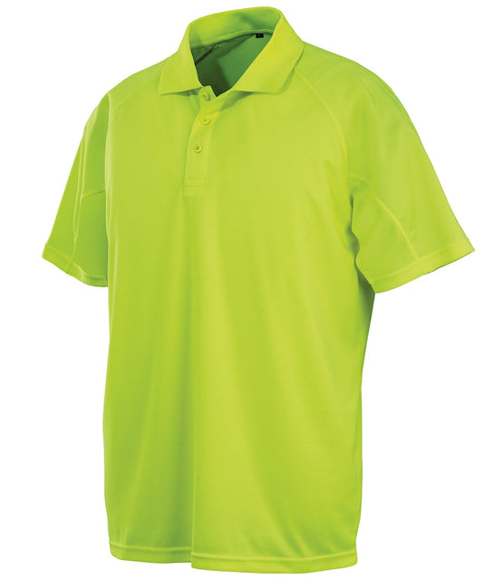 Spiro S288X Unisex Lightweight Ribbed collar Comfort fit Performance Air Cool Polo 100% textured polyester Other color - COOZO