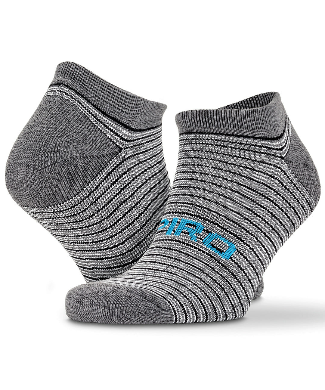 Spiro S295X Anti-bacterial 3 Pack Mixed Stripe Sneaker Socks - COOZO