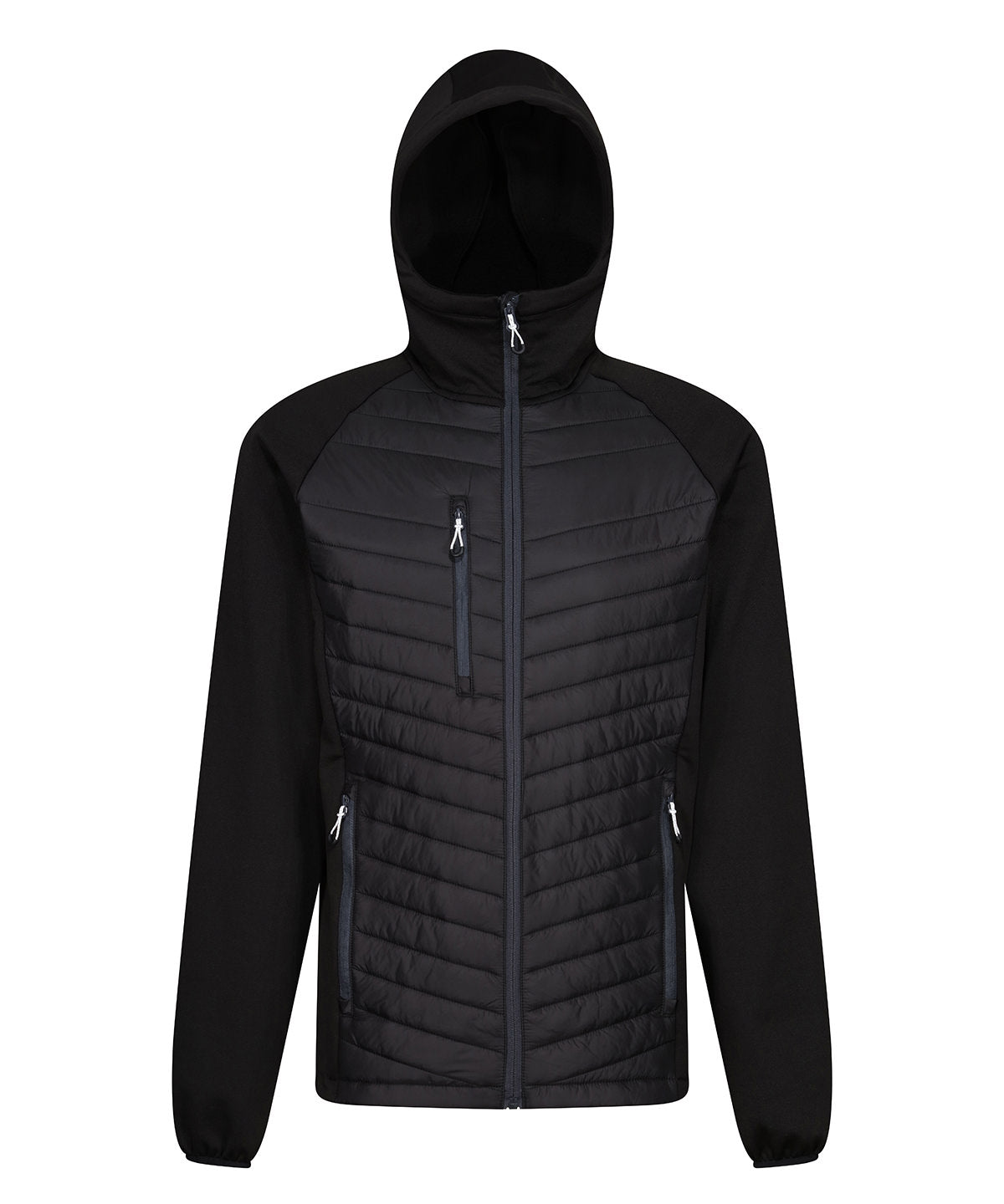 Regatta TRA549 Navigate Hybrid Hooded Showerproof and windproof Jacket - COOZO