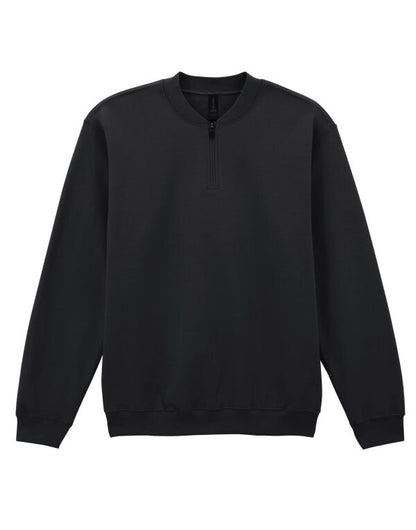 Gildan SF008 Softstyle Midweight 1/4 Zip Sweatshirt - COOZO