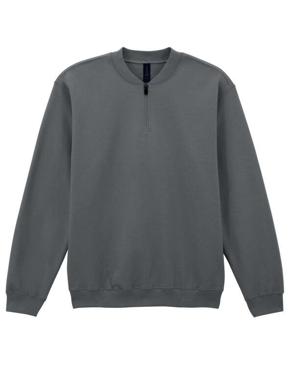 Gildan SF008 Softstyle Midweight 1/4 Zip Sweatshirt - COOZO