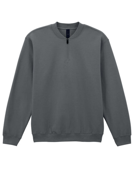 Gildan SF008 Softstyle Midweight 1/4 Zip Sweatshirt - COOZO