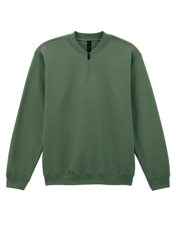 Gildan SF008 Softstyle Midweight 1/4 Zip Sweatshirt - COOZO