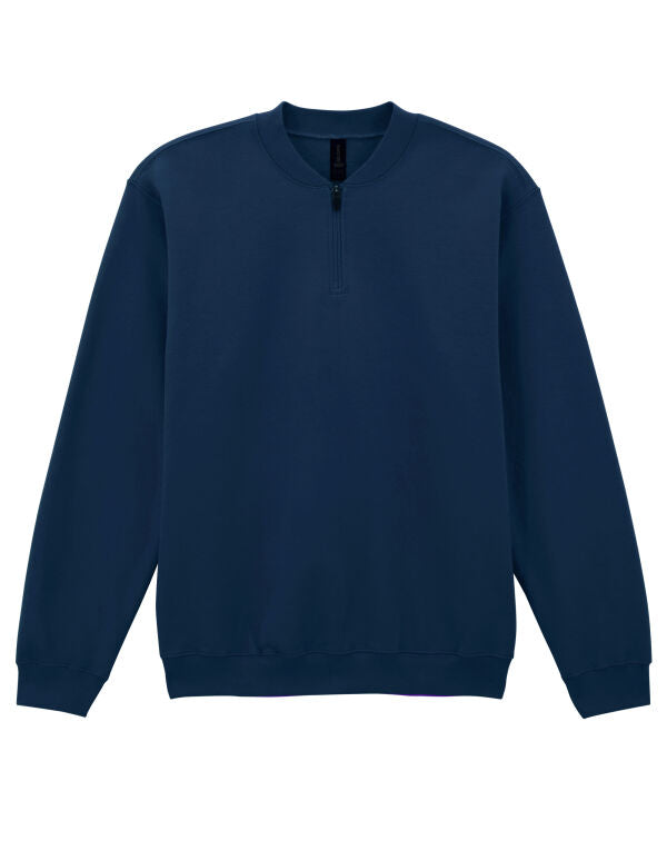 Gildan SF008 Softstyle Midweight 1/4 Zip Sweatshirt - COOZO
