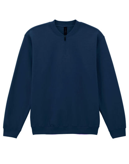 Gildan SF008 Softstyle Midweight 1/4 Zip Sweatshirt - COOZO