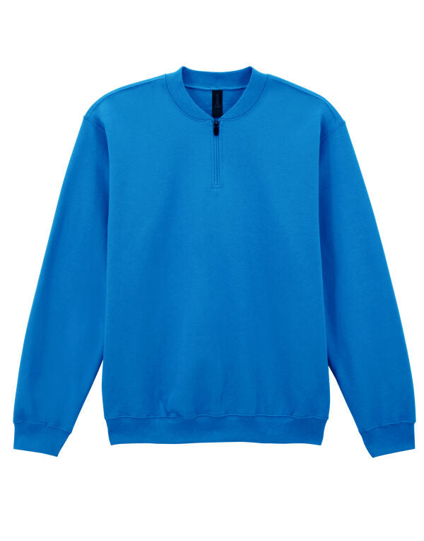 Gildan SF008 Softstyle Midweight 1/4 Zip Sweatshirt - COOZO