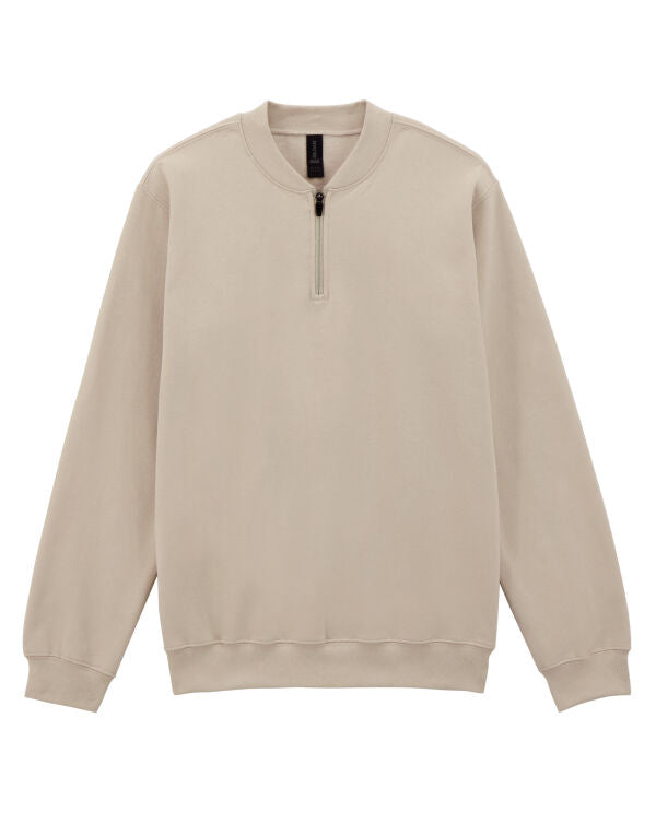 Gildan SF008 Softstyle Midweight 1/4 Zip Sweatshirt - COOZO