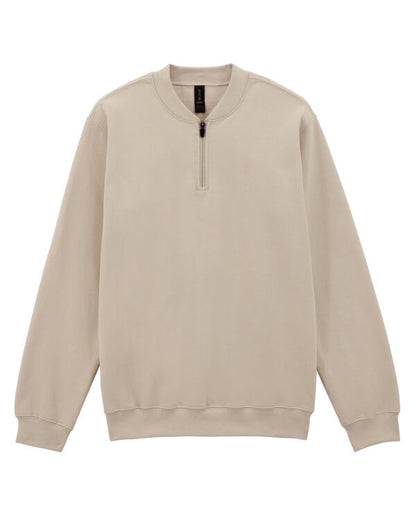 Gildan SF008 Softstyle Midweight 1/4 Zip Sweatshirt - COOZO