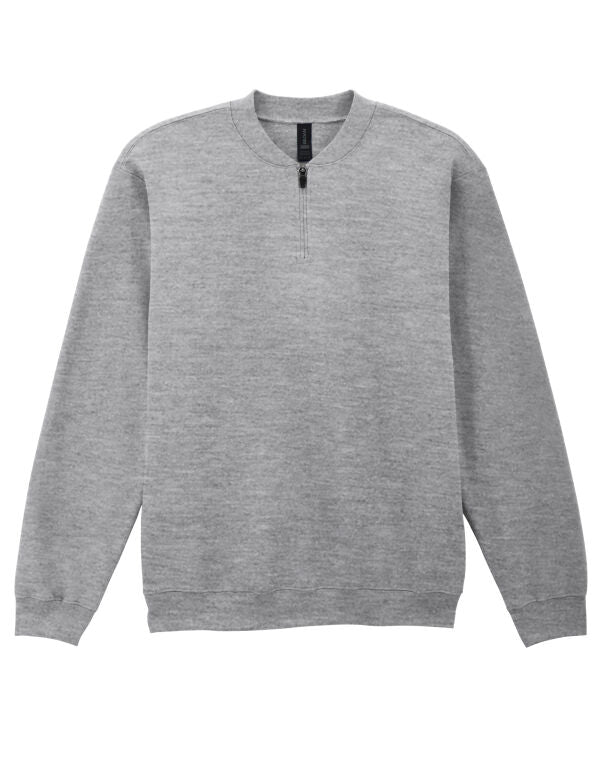 Gildan SF008 Softstyle Midweight 1/4 Zip Sweatshirt - COOZO