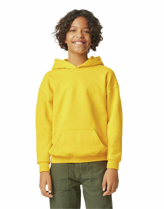 Gildan SF500B Softstyle Midweight Fleece Youth Hoodie - COOZO