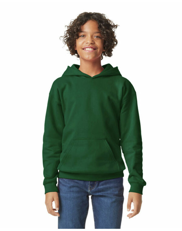 Gildan SF500B Softstyle Midweight Fleece Youth Hoodie - COOZO