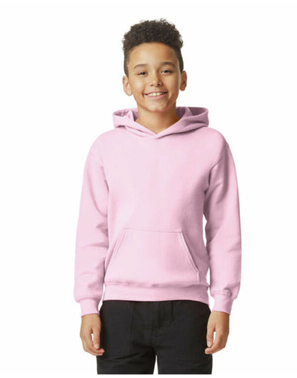 Gildan SF500B Softstyle Midweight Fleece Youth Hoodie - COOZO