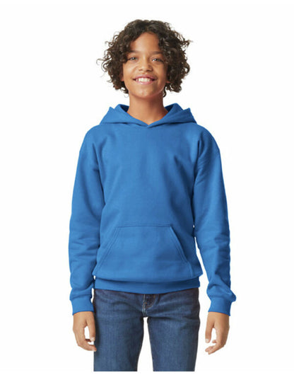 Gildan SF500B Softstyle Midweight Fleece Youth Hoodie - COOZO