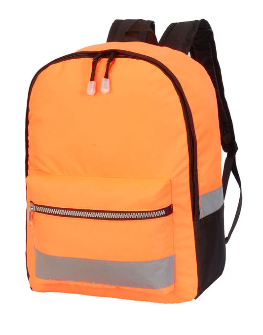 Shugon SH1340 Gatwick Hi-Vis Backpack Large main compartment - COOZO